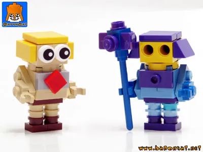 MOTU mini brick figures moc lego